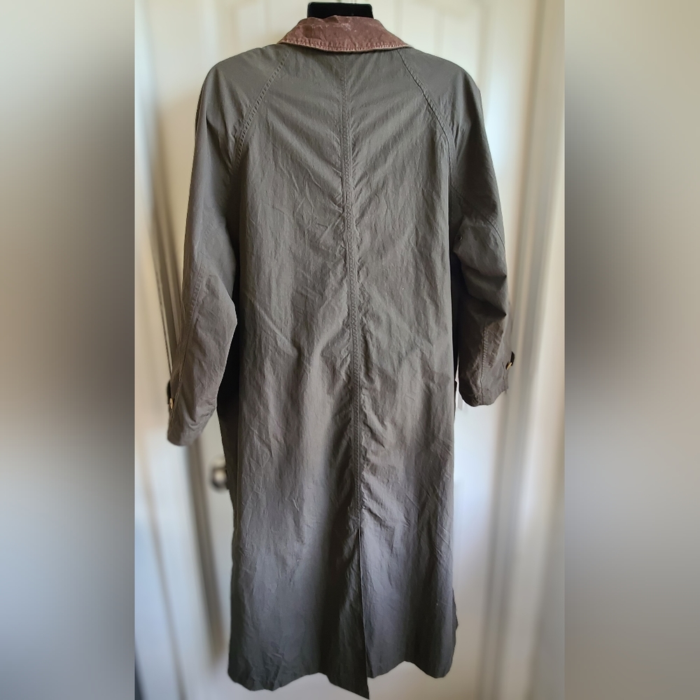 Vintage Waterproof Timberland Olive Green over coat M - Picture 6 of 7